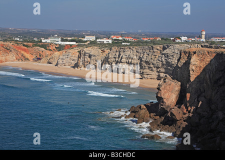 Praia Beliche Sagres Algarve Portugal Stockfoto