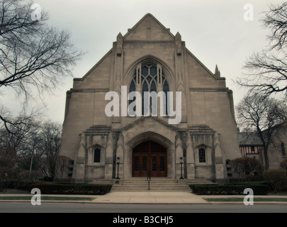 Ersten Evangelisch-methodistische Kirche. Oak Park. Cook County. Illinois. USA Stockfoto