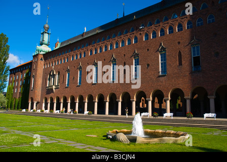 Stadthaus der Stadt Halle in Stockholm-Schweden-Europa Stockfoto