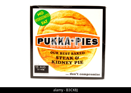 Pukka Steak & Kidney Pie Stockfoto