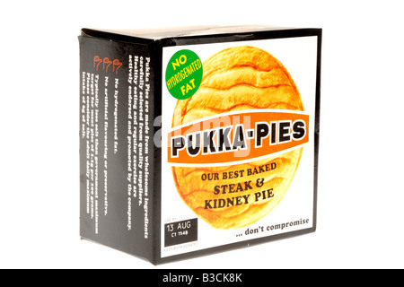 Pukka Steak & Kidney Pie Stockfoto