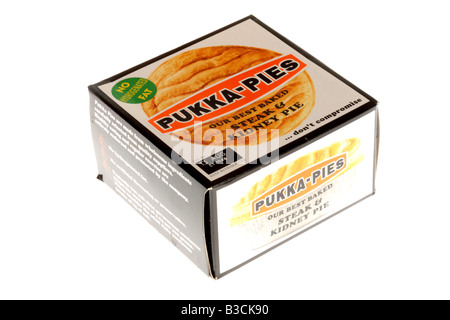 Pukka Steak & Kidney Pie Stockfoto