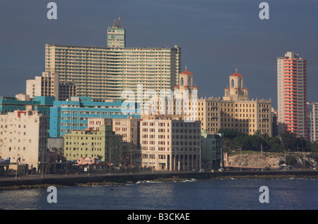 Skyline Hotel Nacional de Cuba und Habana Libre Hotel Havanna Kuba Karibik Stockfoto