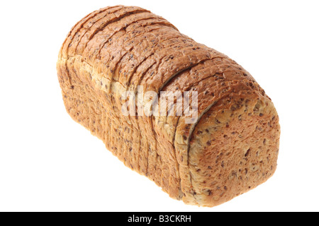 Leinsamen-Brot in Scheiben geschnittenen Soja Stockfoto