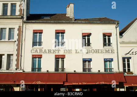 Kabarett De La Boheme Place du Tetra Montmartre Paris France Stockfoto