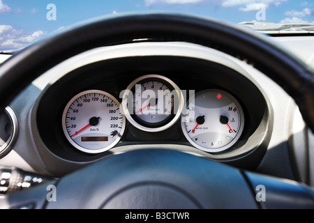 Dashboard, close-up Stockfoto