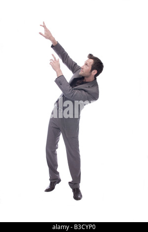 Porträt eines Mannes, Seitenansicht Stockfoto