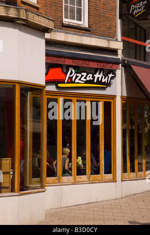 Pizza Hut in Norwich, Norfolk, Großbritannien Stockfoto