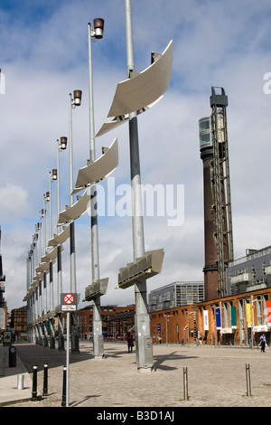 Smithfield Schornstein Aussichtsturm Dublin City Centre Irland irische Republik Irland Stockfoto