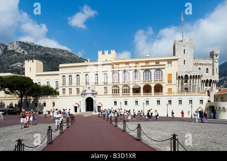 Der königliche Palast, Place du Palais, Monaco Ville, Monaco, Cote d ' Azur, Cote d ' Azur, Frankreich Stockfoto