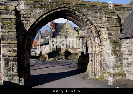 Repton Public School Main Buildings and Grounds, einschließlich der Bibliothek und Quadranten, Burton-on-Trent, Derbyshire, UK Stockfoto