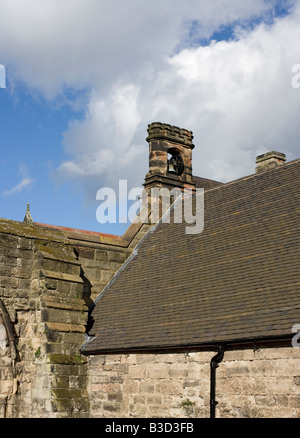 Repton Public School Main Buildings and Grounds, einschließlich der Bibliothek und Quadranten, Burton-on-Trent, Derbyshire, UK Stockfoto