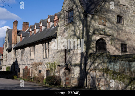 Repton Public School Main Buildings and Grounds, einschließlich der Bibliothek und Quadranten, Burton-on-Trent, Derbyshire, UK Stockfoto