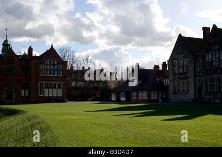 Repton Public School Main Buildings and Grounds, einschließlich der Bibliothek und Quadranten, Burton-on-Trent, Derbyshire, UK Stockfoto