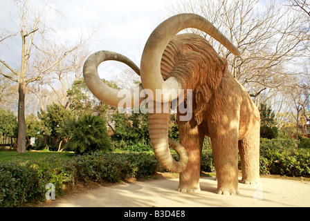 El Mamut, Miquel de Dalmau, Parc De La Ciutadella, Barcelona, Spanien Stockfoto