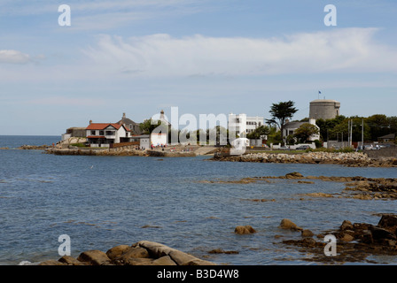 James Joyce Tower am Sandycove irischen Meer Co Dublin Irland N 11 Martello-Turm Stockfoto