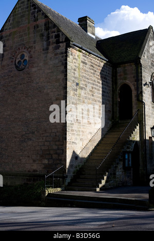 Repton Public School Main Buildings and Grounds, einschließlich der Bibliothek und Quadranten, Burton-on-Trent, Derbyshire, UK Stockfoto