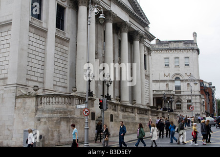 Dame street Rathaus Dublin City Centre Irland irische Republik Irland Stockfoto