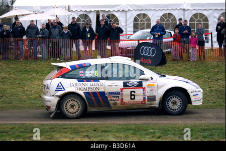 Ford Focus Rallyeauto Stockfoto