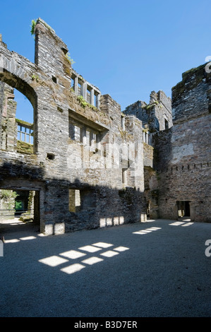 die Burgruine von Berry Pomeroy Totnes devon Stockfoto