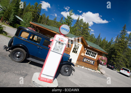 Alte Tankstelle in Alberta, Kanada Stockfoto