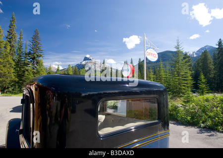 Alte Tankstelle in Alberta, Kanada Stockfoto