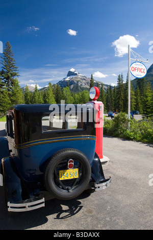 Alte Tankstelle in Alberta, Kanada Stockfoto