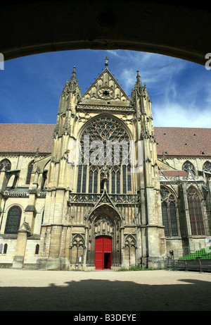 Die Kathedrale von Sens Frankreich Europa Stockfoto