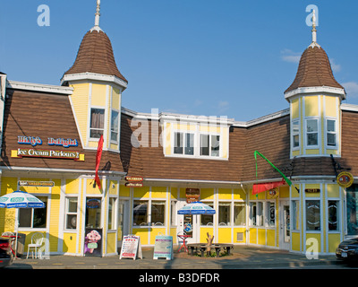 Chemainus Stadtzentrum Vancouver Island BC Kanada. Stockfoto