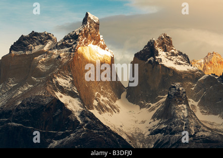 Die Hornes Paine oder Cuernos Stockfoto