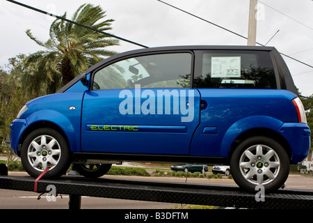 Zero Emission kein Lärm Auto Elektroauto (ZENN) Stockfoto