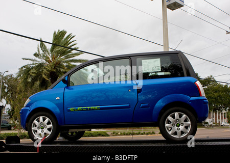 Zero Emission kein Lärm Auto Elektroauto (ZENN) Stockfoto