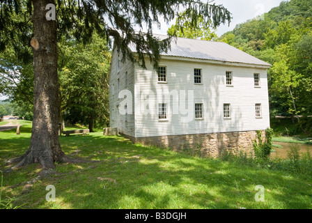 Die alte Mühle, Jackson Mühle Altstadt, Weston, West Virginia, USA Stockfoto