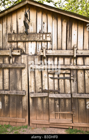 Schmiede, Jackson Mühle Altstadt, Weston, West Virginia, USA Stockfoto