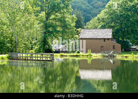 Blakers Mühle, Jackson Mühle Altstadt, Weston, West Virginia, USA Stockfoto