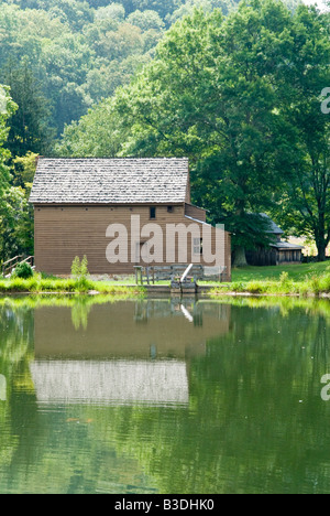 Blakers Mühle, Jackson Mühle Altstadt, Weston, West Virginia, USA Stockfoto