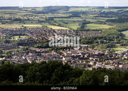 Otley von Chevin in der Nähe von Leeds West Yorshire UK Stockfoto