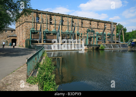 Wasserkraftwerk Kahlenberg der RWW, Rheinisch-Westfälische Wasserwerksgesellschaft, Mülheim an der Ruhr, Ruhrgebiet, NRW Stockfoto