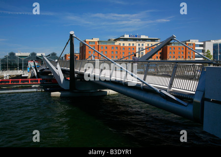 Sean O'Casey Brücke Dublin Irland. Stockfoto