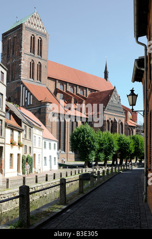 St.-Nikolai-Kirche in Wismar Deutschland St.-Nikolai-Kirche in Wismar Deutschland Stockfoto