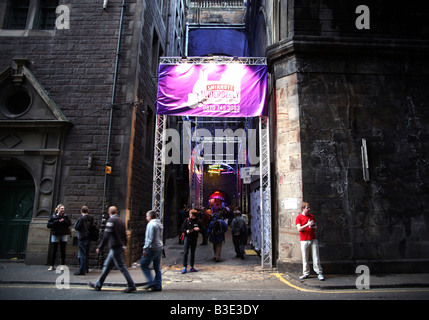 Eintritt in den Unterleib, einer der wichtigsten Veranstaltungsorte Edinburgh Fringe Festival Stockfoto