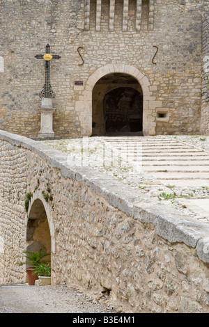 Szene in der Nähe von Banon in Provence Frankreich Stockfoto