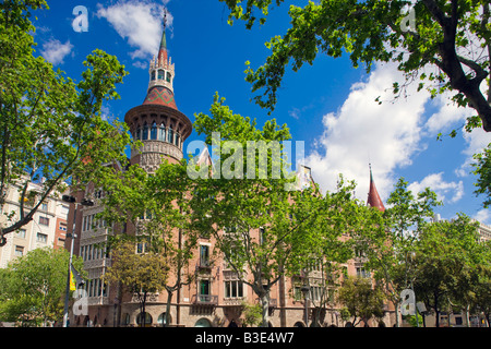 Casa Terrades Barcelona Katalonien Spanien Stockfoto