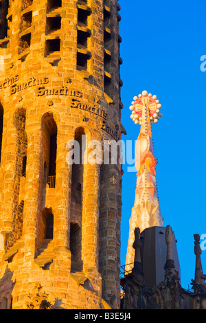 La Sagrada Familia Basilika Barcelona Katalonien Spanien Stockfoto