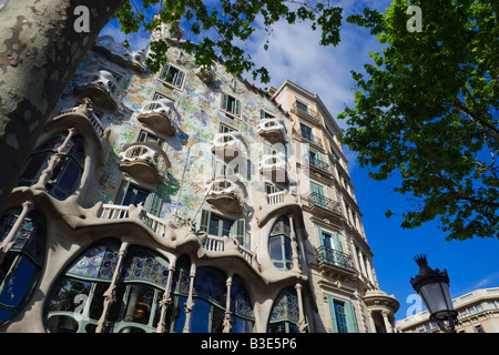 Casa Batllo Barcelona Katalonien Spanien Stockfoto