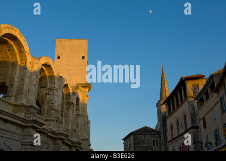 Das römische Amphitheater in Arles, Frankreich Stockfoto