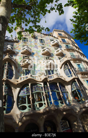 Casa Batllo Barcelona Katalonien Spanien Stockfoto