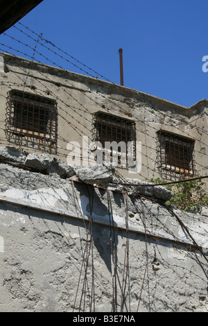 alten Bourbon Gefängnis auf der Insel Santo Stefano, Italien Stockfoto