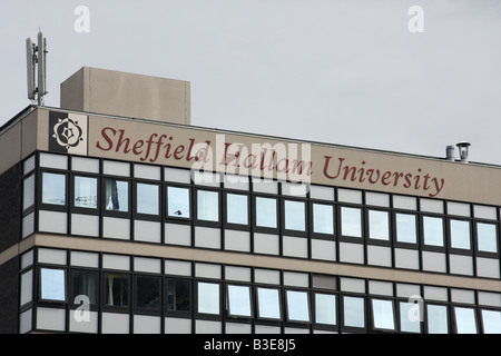 Sheffield Hallam University, Sheffield, South Yorkshire, England, Vereinigtes Königreich Stockfoto