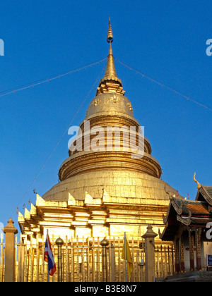 Thailand, Spottschrift, Wat Phra dieses Haripoonchai Stockfoto